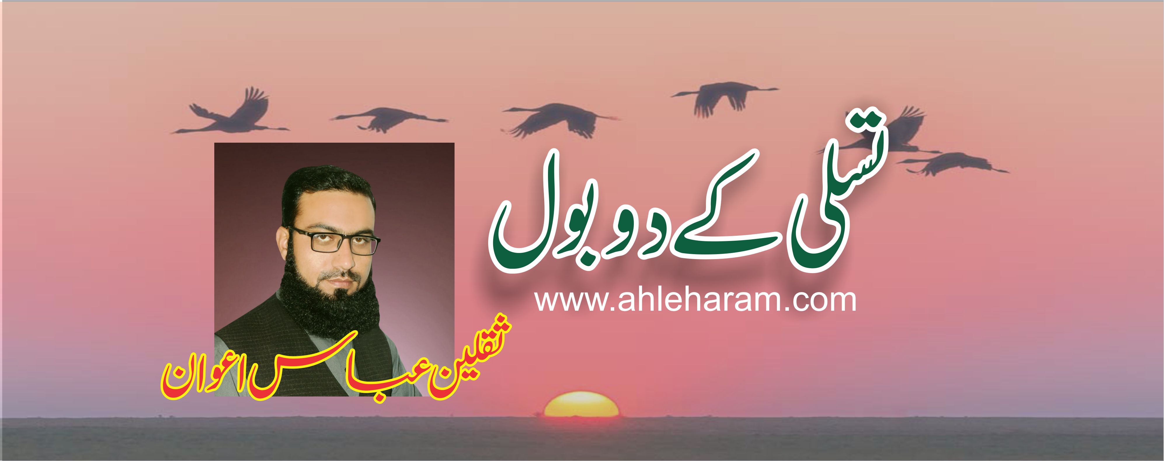 ❇ تسلی کے دو بول ❇