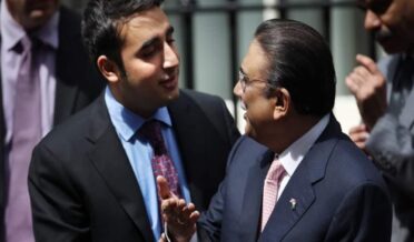Asif ali Zardari and Bilawal bhutto