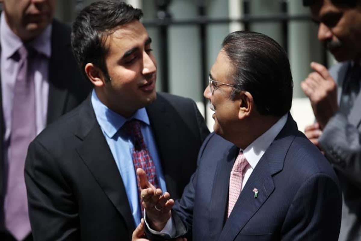 Asif ali Zardari and Bilawal bhutto