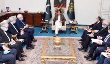 وزیراعظم سے ایرانی وزیر خارجہ کی ملاقات؛کشمیر پر مستقل حمایت کااعادہ