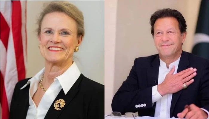 عمران خان سے سابق خاتون امریکی سفارتکار رابن رافیل کی ملاقات